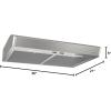 imageNuTone Mantra 36Inch 375 MAX Blower CFM 15 Sones Stainless Steel Range Hood