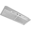imageBroanNuTone 30inch Custom BuiltIn Power Pack Range Hood Insert with 2Speed Exhaust Fan and Light 300 Max Blower CFM Stainless Steel
