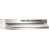 imageBroanNuTone BUEZ130WW NonDucted Ductless Range Hood with Lights Exhaust Fan for Under Cabinet 30Inch WhiteStainless Steel