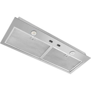 imageBroanNuTone 30inch Custom BuiltIn Power Pack Range Hood Insert with 2Speed Exhaust Fan and Light 300 Max Blower CFM Stainless Steel