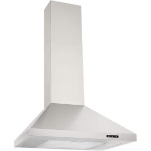 imageBroanNuTone 30inch WallMount Convertible ChimneyStyle Pyramidal Range Hood with 3Speed Exhaust Fan and Light 460 Max Blower CFM Black Stainless SteelStainless Steel