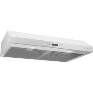 imageBroanNuTone BCDJ130WH Glacier 30inch UnderCabinet 4Way Convertible Range Hood with 3Speed Exhaust Fan and Light WhiteWhite