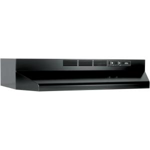 imageBroanNuTone BUEZ130WW NonDucted Ductless Range Hood with Lights Exhaust Fan for Under Cabinet 30Inch WhiteBlack