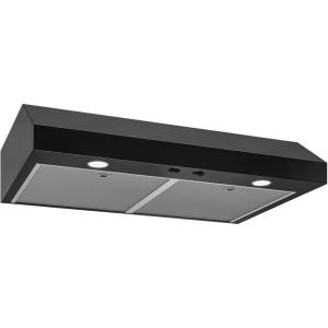 imageBroanNuTone GLA1423BL Glacier 42Inch 350 MAX Blower CFM 15 Sones Black Undercabinet Range Hood