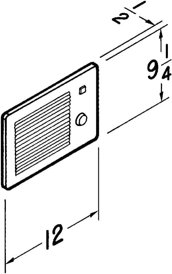 image500 Watt Wall Insert Electric Fan Heater