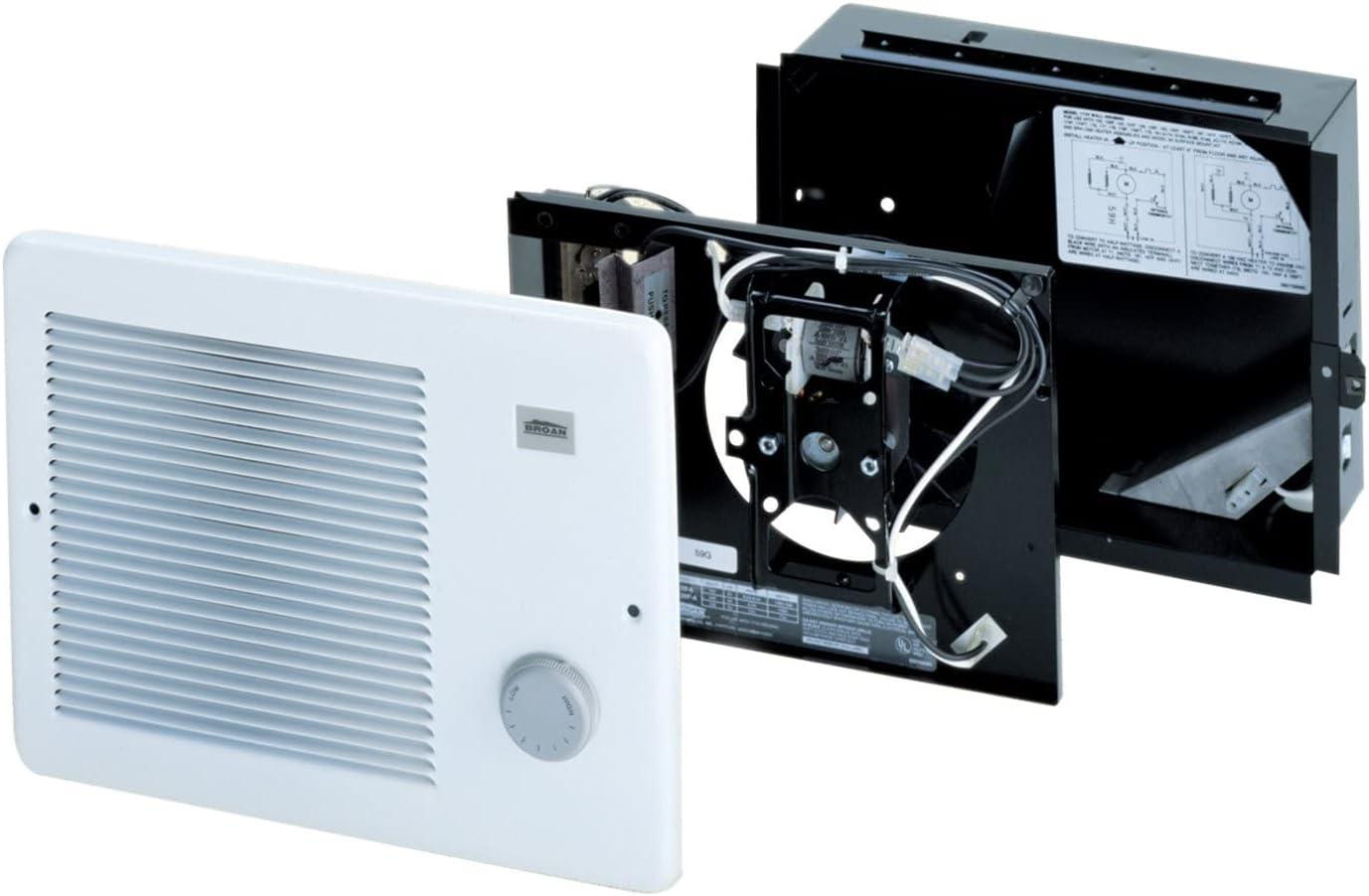 image500 Watt Wall Insert Electric Fan Heater