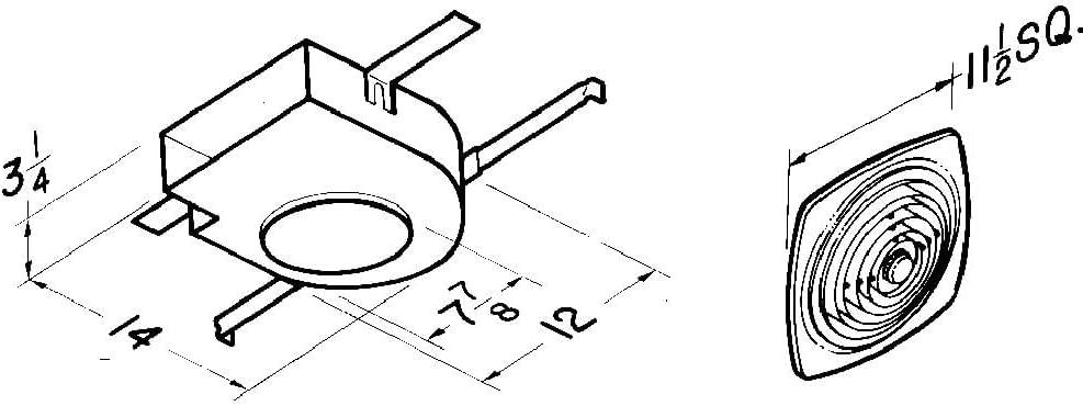 imageBroanNuTone 503 Bath Fan 8Inch 160 CFM 50 Sones White8Inch 160 CFM 50 Sones