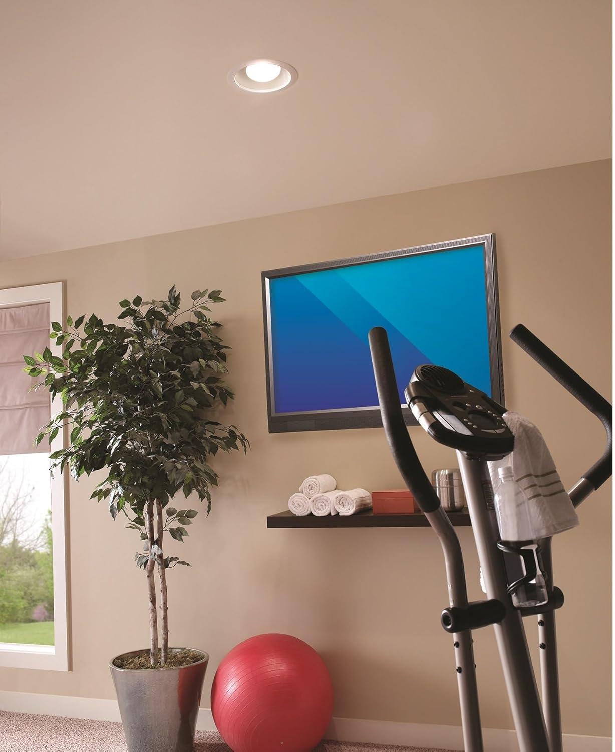 imageBroanNuTone 744 Recessed Light Ventilation Fan 70 CFM 15 Sones WhiteIncandescent Light