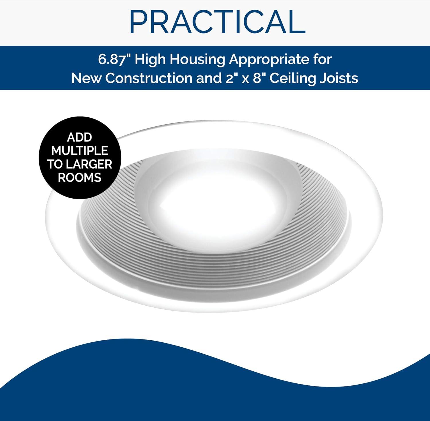 imageBroanNuTone 744 Recessed Light Ventilation Fan 70 CFM 15 Sones WhiteModern