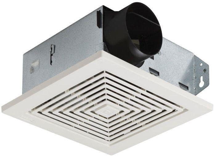 imageBroanNutone 668RP Ceiling Bathroom Exhaust Fan and Light Combo 100Watt Incandescent Lighting 40 Sones 70 CFM  WhiteFan and Light Combo  Fan  70 CFM
