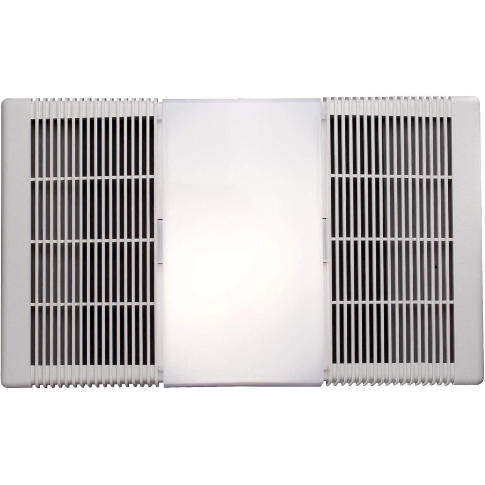 imageBroanNutone 668RP Ceiling Bathroom Exhaust Fan and Light Combo 100Watt Incandescent Lighting 40 Sones 70 CFM  WhiteFan and Light Combo