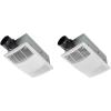 imageBroanNuTone PowerHeat Bathroom Exhaust Fan Heater and LED Light Combination 80 CFM NonLit PowerHeat Bathroom Exhaust Fan and Heater 80 CFMNo Light