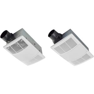 imageBroanNuTone PowerHeat Bathroom Exhaust Fan Heater and LED Light Combination 80 CFM and 110 CFM