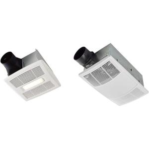 imageBroanNuTone Ventilation Fan with LED Light 110 CFM and Bath Exhaust Fan Heater Light Combo 80 CFM