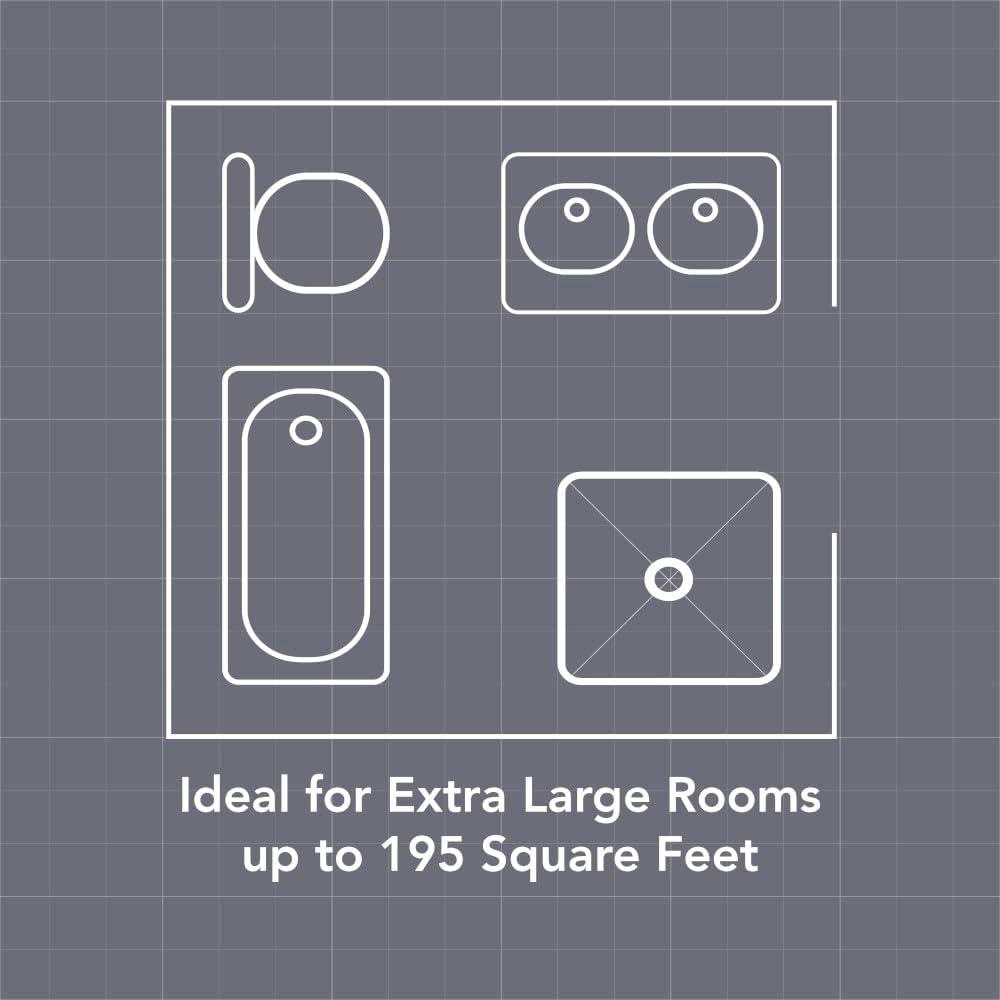 imageBroanNuTone 509 ThroughtheWall Ventilation Fan White Cover 200 CFM 85 Sones 8quotFan  200 CFM