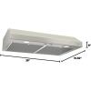 imageBroanNuTone Glacier 36inch UnderCabinet 4Way Convertible Range Hood with 2Speed Exhaust Fan and Light BisqueBisque