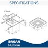 imageBroanNutone QTXE150 UltraSilent Ventilation Fan Quiet Exhaust Fan for Bathroom and Home ENERGY STAR Certified 14 Sones 150 CFMWhite80 CFM