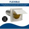imageBroanNuTone WVK2A Flexible Wall Ducting Kit for Ventilation Fans Exhaust Fan 9Piece Duct Kit 4InchModern