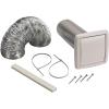imageBroanNuTone WVK2A Flexible Wall Ducting Kit for Ventilation Fans Exhaust Fan 9Piece Duct Kit 4InchModern