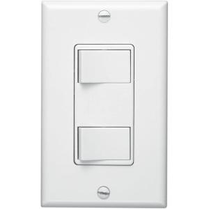 imageBroanNuTone White NuTone 68W MultiFunction Wall Control for Ventilation Fans Pack of 1