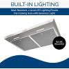 imageBroan BKDB130SS Sahale Range Hood with LED Light Stainless Steel 30inchStainless Steel