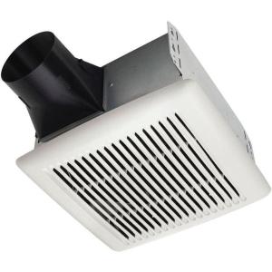 imageBroanNuTone AE80B Bathroom Exhaust Fan with Roomside Installation ENERGY STAR Certified 80 CFM 15 Sones White