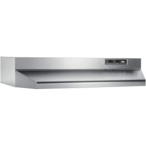 imageBroanNuTone 403004 Under Cabinet Ducted Range Hood with 2Speed Exhaust Fan and Light 30inch Stainless Steel