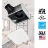 imageBroanNuTone Bathroom Exhaust Fan  Easy Retrofit Without Attic Access UltraQuiet 1 Sones 110 CFM ENERGY STAR Certified Made in USA Moisture amp Odor Control with EasyClean Grille110 CFM