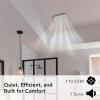 imageBroanNuTone Bathroom Exhaust Fan  Easy Retrofit Without Attic Access UltraQuiet 1 Sones 110 CFM ENERGY STAR Certified Made in USA Moisture amp Odor Control with EasyClean Grille110 CFM