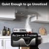 imageBroanNuTone Luxury Modern 36Inch 350 MAX Blower CFM 15 Sones Stainless Steel Range HoodStainless Steel