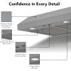 imageBroanNuTone Luxury Modern 36Inch 350 MAX Blower CFM 15 Sones Stainless Steel Range HoodStainless Steel