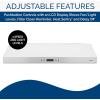 imageBroanNuTone Luxury Modern 36Inch 350 MAX Blower CFM 15 Sones Stainless Steel Range HoodWhite