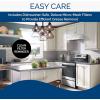 imageBroanNuTone Luxury Modern 36Inch 350 MAX Blower CFM 15 Sones Stainless Steel Range HoodWhite