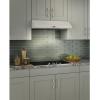 imageBroanNuTone Luxury Modern 36Inch 350 MAX Blower CFM 15 Sones Stainless Steel Range HoodWhite