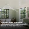 imageBroanNuTone Very Quiet Ceiling Bathroom Exhaust Fan wHumidity Sensing ENERGY STAR 110 CFM