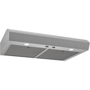 imageBroanNuTone Luxury Modern 36Inch 350 MAX Blower CFM 15 Sones Stainless Steel Range HoodStainless Steel