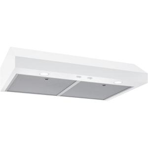 imageBroanNuTone Luxury Modern 36Inch 350 MAX Blower CFM 15 Sones Stainless Steel Range HoodWhite