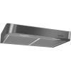 imageBroan 30Inch Convertible UnderCabinet Range Hood 300 Max Blower CFM Black Stainless Steel